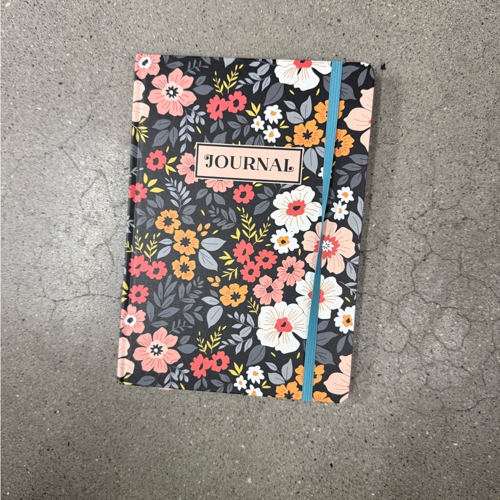 Floral Journal with Elastic Band Junk Journal